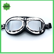 UHXF กันลม สไตล์เรโทร ชุมนุมชุมนุมชุมนุม แว่นตาสำหรับขับขี่ แว่นตาสำหรับเล่นกีฬา ขี่รถจักรยานยนต์ขี่ แว่นตากันลม