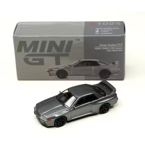 MINIGT 1024 In Stock 1:64 Nissan Skyline GTR NISMO BNR32 CRS Version Diecast Car Model Collection To