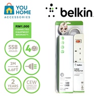 Belkin Economy Series 4-outlet Surge Protection Power Extension Socket (2m)