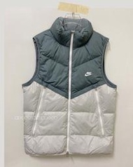 S.G NIKE Windrunner DV1136-084 煙灰 男款 小LOGO 拉鍊口袋 保暖 無袖 羽絨背心