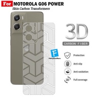 Motorola G06 Power Garskin Transformers Carbon Skin Back Protector for Mobile Phone