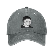 Fashion Cool Funny Depressed Wojak Meme Hats Cowboy Hat