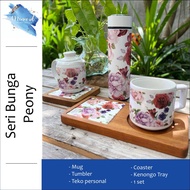 KAYU Wooden tray/drinking coaster/tumbler set