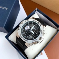 Casio Wang Yibo Same Style Watch gshock Steel Heart Series Men's Watch Non-Mechanical Watch GST-B400