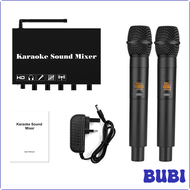 [BUBI] HDMI ผสมเสียงคาราโอเกะกับไมโครโฟนไร้สายสนับสนุนระบบ Mixer Karaoke BluetoothV5.0กับ HDMI ออปติ