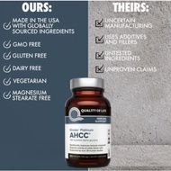 100% original【buy 3 free1 】Quality of Life Premium Kinoko Platinum AHCC Supplement-750mg of AHCC 60 