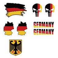 德國 骷髏頭 germany 老鷹 國旗 3M工程級 車貼 反光貼紙 MIT