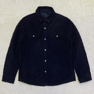 Overshirt Beludru SPAO Hitam