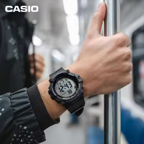 Casio AE1500WHX-1A/3A Large Dial Wristwatch LED Digital Display Multifunctional Waterproof Outdoor S