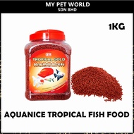AquaNice Tropical Gold (Fish Pellet) Fish Food M Size 1KG