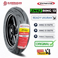 PAIR NMAX ZENEOS ZN62 MOTORCYCLE TIRE UNIT/ Ring 13 TUBELESS FRONT REAR NMAX