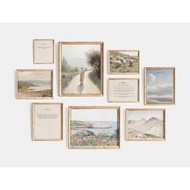 Christian Gallery  Psalms 23 Scripture   John 3 16 Wall Art   Genesis 1 1   Bible Verse PRINTABLE,  