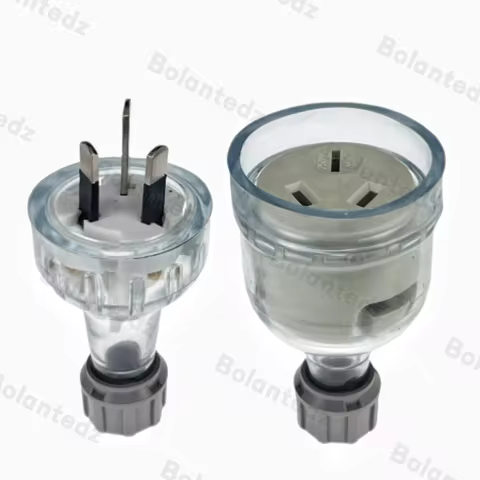 1 pcs SAA Rewirable Plug Socket Australian Female Socket 3 Prong Electrical Socket Grounded Rewire S
