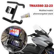 For Motorcycle Accessories TMAX T-MAX 560 T-MAX560 tmax560 22-23 GPS Smart Phone Navigation Mount Mounting Bracket Adapter Holde