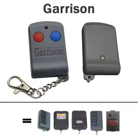 Garrison Remote Control Compatible With Garrison TX1 TX2 TX3 TX4 TX5 300MHz - 400MHz For Garage Door