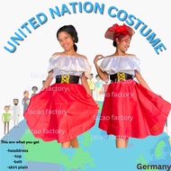 Af6 United Nation Costume For Boys and Girls Global International Costume