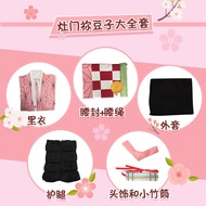 Hot Demon Slayer: Kimetsu no Yaiba Anime Cos Nezuko Kamado Japanese Style Kimono Demon Slayer Team