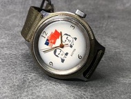 古董 舊裝 CCCP 蘇聯 BOCTOK / VOSTOK 火箭 罕見 美蘇解體前 特殊紀念錶面 老布殊。戈爾巴喬夫 上鏈 軍錶