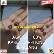 J98 ORIGINAL Earbuds silicon karet earphone hf busa headset handsfree kuping telinga ear earbud sep