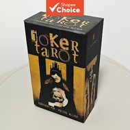 Joker Tarot Deck in Rigid Box, 78 Pieces, Dark Gothic Tarot Cards, Printed on 350GSM Double-Embossed