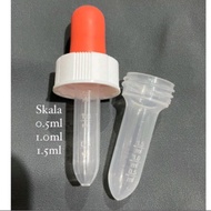 1.5ML PP Dropper Pipette Complete with Cover Dropper Dropper Pipette Pipette Dropper