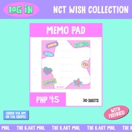NCT WISH 'LOG IN' - HANDCRAFTED MEMO PAD