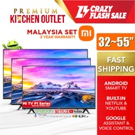 【Malaysia Set】Xiaomi Mi TV P1 55 Inch 4K UHD Android TV | Netflix Youtube Google Play Store | Google Assistant Smart TV | 43 Inch 4K UHD P1 | 32 Inch 2K Full HD P1 available Xiaomi TV Xiaomi Smart TV Xiaomi Android TV