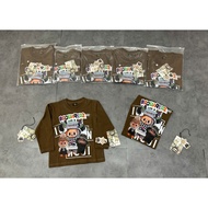 Labubu dsquared long-sleeved t-shirt for kids, children's autumn-winter shirt, kid_genz
