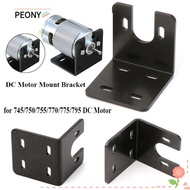 PEONYSG DC Motor Parts 775 DC U Shaped Black 775 Fixed Seat