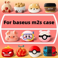 For baseus m2s Shockproof Headphone Case Cover  baseus m2sShockproof Silicone Cover