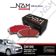 NAM  Front Brake Pad - Perodua Viva 660/850 1.0 - D6100 (1set)