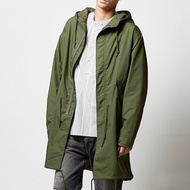 軍事軍裝工裝風格長版風衣 軍綠色 M51 parka 防潑水 MOD 英倫