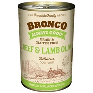 PROMO -  Technopets Bronco Dog Wet Food Beef & Lamb Olio 390g
