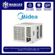 Midea 1.5HP Remote Controlled Window Type  Non-Inverter Aircon FP-51ARA015HENV-N5