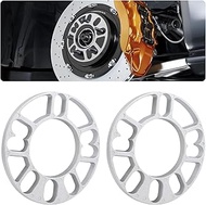 2PCS 10mm Universal Wheel Spacer, Hubcentric Wheel Spacers for 4 Lug & 5 Lug, PCD 98-120mm, Car Spac