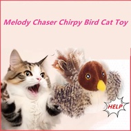 Mainan Kucing Interaktif Burung Terbang Mainan Kucing dengan Sayap Bergetar Mainan Catnip Burung Pip