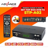 Terbaik Set Top Box Advance STP-A02 STB Receiver Digital TV Tabung