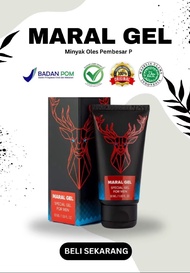 MARAL GEL pembesar import original minyak oles obat pembesar mr p alat kelamin pria vital cwok bpom
