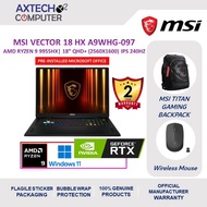MSI Vector A18 HX A9WHG-097 18" QHD+ Gaming Laptop ( Ryzen 9 9955HX, 32GB, 2TB SSD, RTX 5070Ti 12GB,