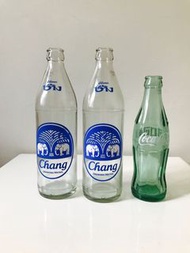 可口可樂/泰國水 玻璃空瓶 全部$60