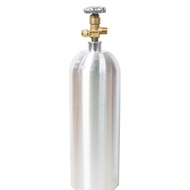 ถัง CO2 คาร์บอนไดออกไซด์ แบบอลูมิเนียม ใช้ทำโซดา เลี้ยงไม้น้ำ เลี้ยงต้นไม้ ขนาด 4 ลิตร เกลียว CGA320