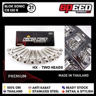 Cb150r Premium titanium King Nut Block Bolt Thailand