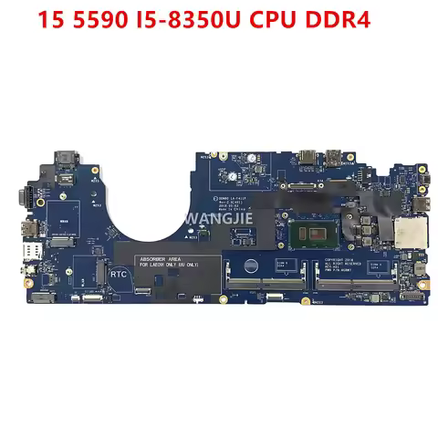 DDM80 LA-F411P For Dell Iatitude 15 5590 Laptop Motherboard CN-0GJWKW 0GJWKW CN-0KDGGY 0F3KXC 0GKGF4