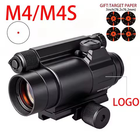 Tactical M4/M4S 2MOA Red Dot Reflex Sight Optic Rifle Scope with QRP2 Quick Detach Mount Fit AR15 Ai