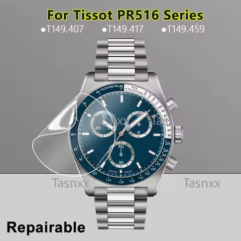 Ultra Slim Screen Protector For TISSOT PR516 T149.407 T149.417 T149.459 Anti Scratch Soft TPU Repair