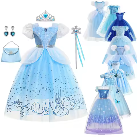Princess Charm Cinderella Costume Girls Formal Dress