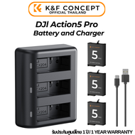 K&F DJl Osmo Action5Pro/4/3 Charger+Battery (KF28.0086)