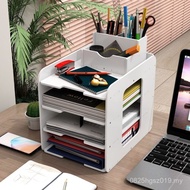 Shelf Multi-Layer a4 File Storage Storage Rack Multi-Layer Folder File Rack Desktop Shelf File Rack 
