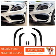 nearbeauty-my Front Bumper Splitter  Aramox 6Pcs Spoiler Diverter Car Fog Light for C Class W205 Amg