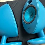 KEF Egg Duo 藍牙桌面喇叭（藍色、99% new）